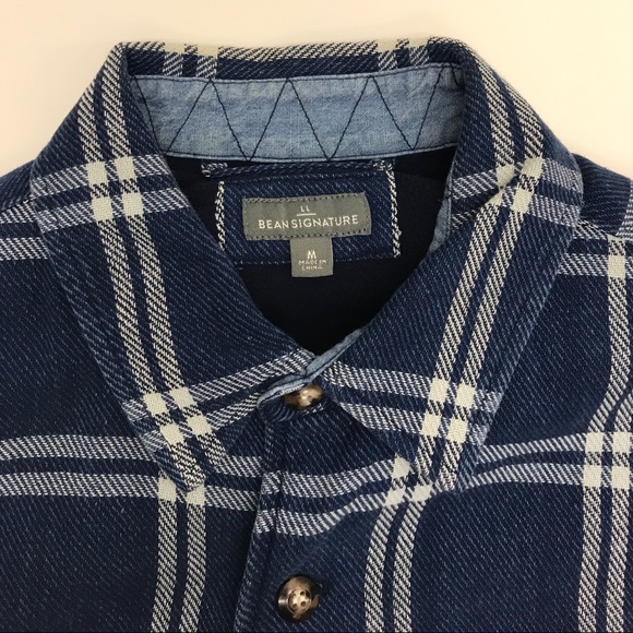 LL Bean flannel w/ fleece lining. Like new! - Picture 3 of 5